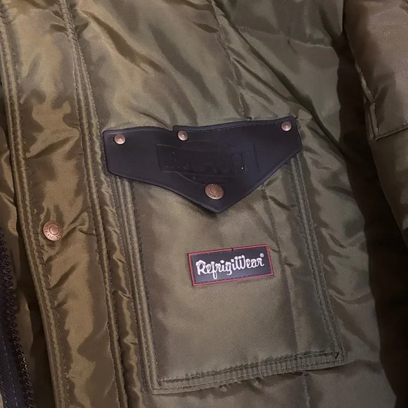 Stylish Olive Green Puffer Jacket